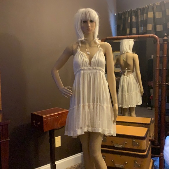 BOHEMIAN TIERED MINI DRESS - Picture 5 of 9